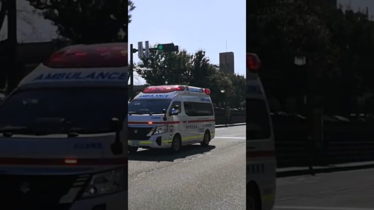 【緊急走行🚨】金沢市消防局 小立野救急隊が傷病者を病院へ緊急搬送‼️