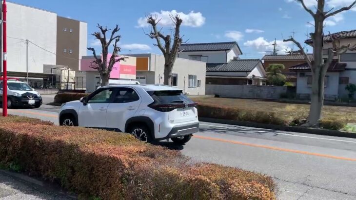 【緊急走行】マイクパフォーマンスで緊走する栃木県警察マーチパトカー