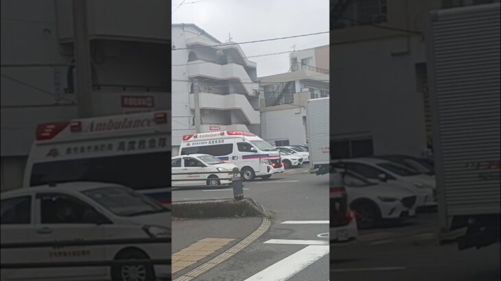 【緊急走行】ドクターカー支援!鹿児島市消防局高度救急隊ドクターカー