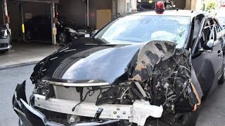 赤色灯つけ“緊急走行”か…飲酒運転も　“ニセ覆面パトカー”男2人逮捕