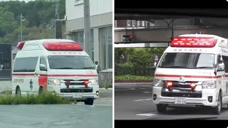 🚨救急車🚨緊急走行🚨3連発🚨響き渡るサイレン🚨 #救急車 #緊急走行 #芦屋市消防本部 #西宮市消防局 #川西市消防本部