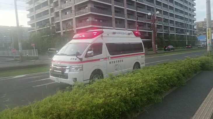 【緊急走行】3分間で3台の救急車が市立病院へ救急搬送!鹿児島市消防局西本署救急隊