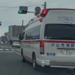 緊急走行！緊走する小山市消防本部救急隊（小山救急7）