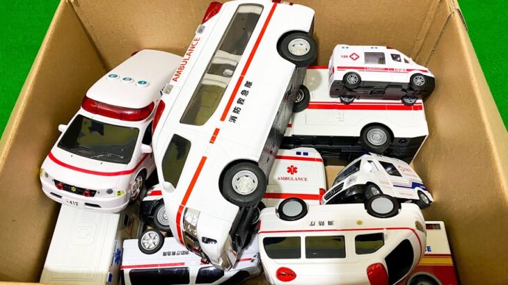 救急車のミニカー走る☆緊急走行テスト☆坂道走る｜ Ambulance miniature car runs! Emergensy driving test