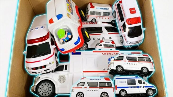 救急車のミニカー走る！緊急走行テスト。坂道走る☆Mini Ambulance – Emergency & Slope Run Test