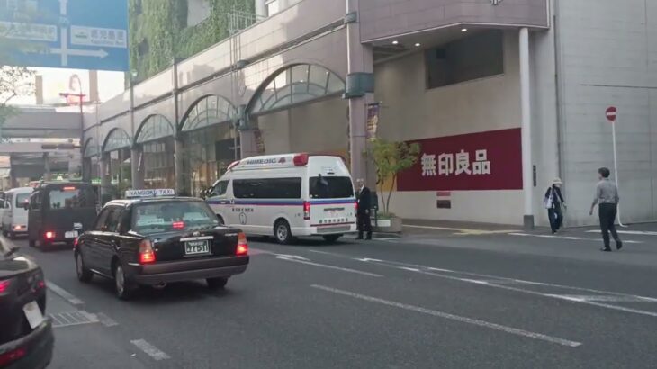 【緊急走行】SAP-500吹鳴!鹿児島市消防局甲南非常用救急隊（上町救急代車運用中）