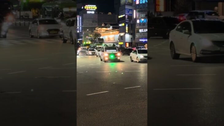 韓国釜山の民間企業の救急車(旧型SUNGWOO社の救急車, yelp)#救急車 #緊急車両 #緊急走行 #緊急出動 #韓国 #ambulance #shorts #구급차 #사설구급차