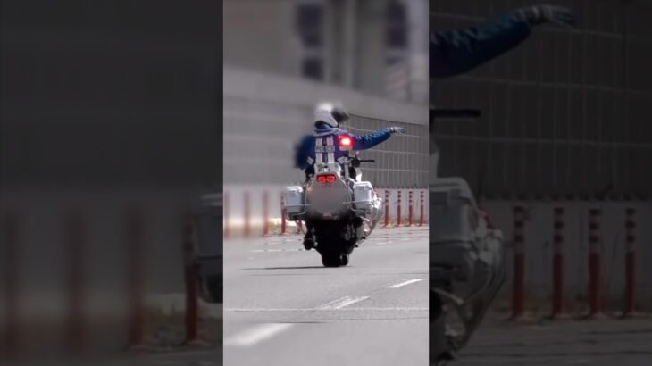白バイが速度違反を捕まえる瞬間‼️ 【取り締まり】　#shorts