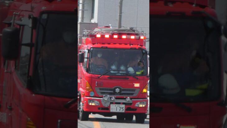 【緊急走行】本部西高度救助隊、緊急走行！【堺市消防局】#shorts  #ショート #消防署 #消防車 #fire #firefighter #サイレン#救急車 #救急 #はしご車