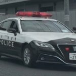 緊急走行！緊走する栃木県警のパトカー