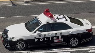 パトカー　緊急走行