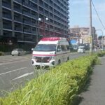 【緊急走行】市立病院へ救急搬送!鹿児島市消防局伊敷救急隊