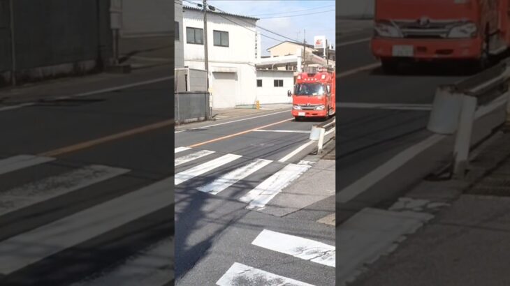 消防車緊急走行 #おすすめ #ばずれ #おすすめにのりたい #消防車 #緊急車両 #緊急走行
