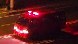 消防車　緊急走行　指揮車