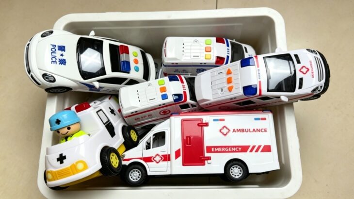 中サイズの救急車を緊急走行テスト☆緊急車両のサイレンがピーポー鳴る！