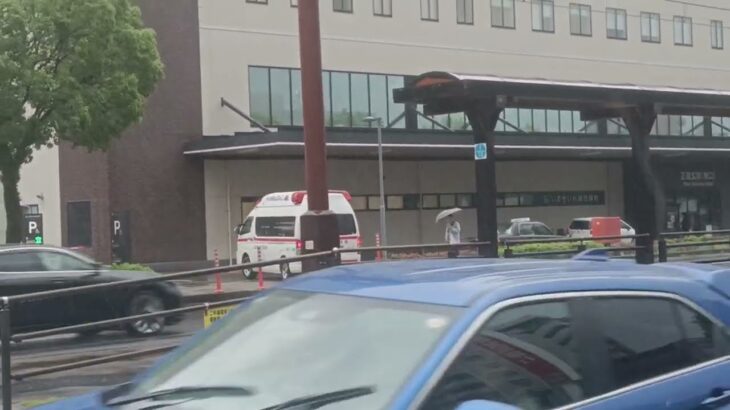 【緊急走行】鹿児島市消防局西本署非常用救急隊（松元救急代車運用中）
