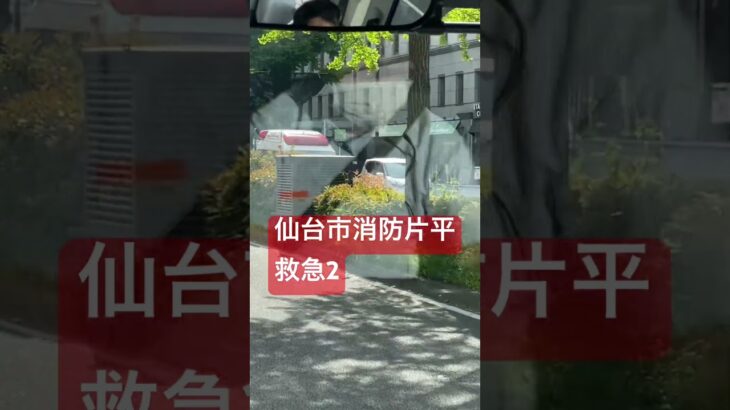 仙台市消防局片平救急隊緊急走行(代車運用？)