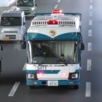 🚨護送車🚨人員輸送車🚨走行動画🚨兵庫県警🚨 #護送車 #人員輸送車 #兵庫県警 #赤色灯 #パトカー