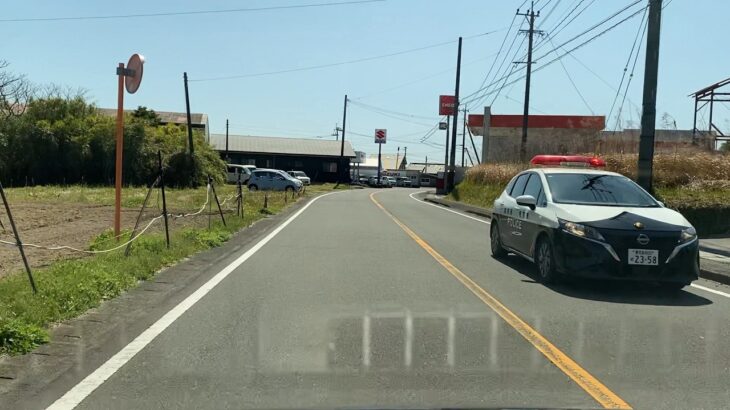 【パトカー緊急走行】鹿児島県警枕崎署 地域課 ノートミニパトカー【現場不明】