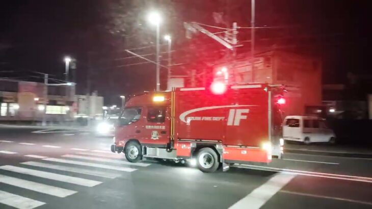 【レスキュー車緊急走行】和泉市消防本部　深夜出動