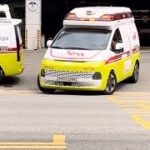 韓国の消防救急車・民間救急車 緊急走行集1