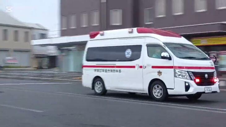 宇城広域消防本部.宇城消105(救急車)　緊急走行