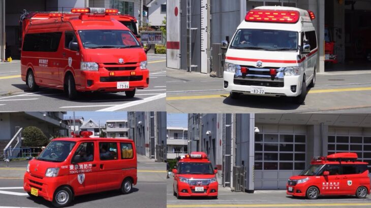 【東京消防庁】救助活動2連発 山岳事故に出場する八王子消防署の消防車 #消防車 #救急車 #緊急車両 #緊急走行 #出動 #東京消防庁 #救助活動 #救助隊