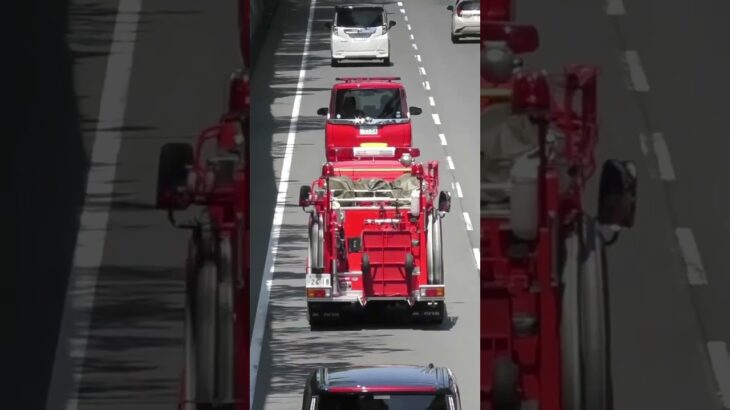 🚨消防車両2台の走行動画🚨消防車🚨帰還シーン🚨 #消防車 #消防車両 #shorts #short #shortvideo #shortsfeed