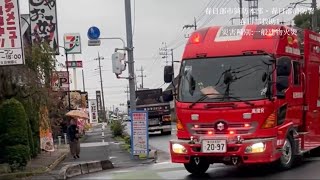 『消防車・救急車緊急走行・出場シーン！パート29。視聴者提供。