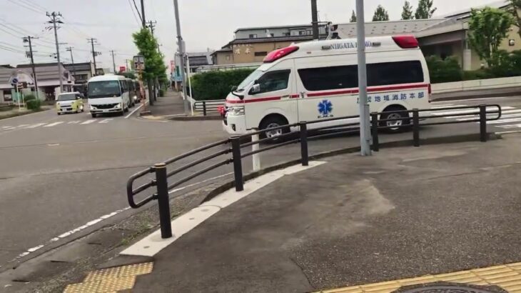 加茂地域消防本部 消防署　加茂救急5緊急走行