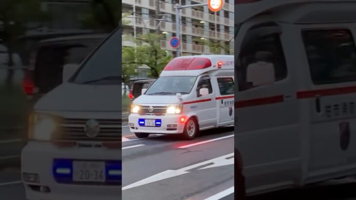 柏市消防局　柏救急6 緊急走行