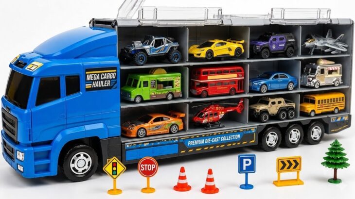 たくさんの『救急車』を箱にまとめ、坂道を走らせた！緊急走行テスト 坂道走行 “Ambulance” Minicar runs in an emergency. Slope driving test