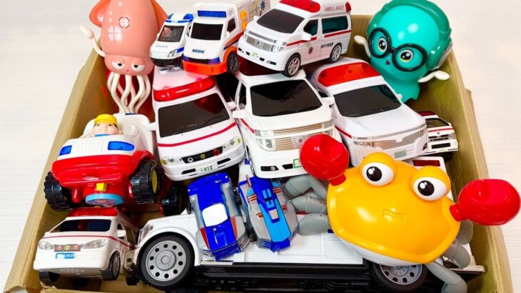 救急車のミニカー走る☆緊急走行テスト☆坂道走るよ｜ Ambulance miniature car runs! Emergency driving test