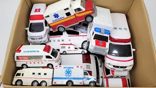 救急車のミニカー走る！坂道走る！緊急走行テスト☆Ambulance minicar runs in an emergency! Slope driving test.