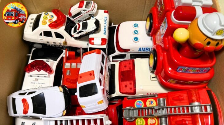 🚑🚓🚒救急車・パトカー・消防車のミニカーで坂道レース！どっちが速い？サイレン鳴らして緊急走行🚨 Ambulance vs Police vs Fire Truck Slope Race!