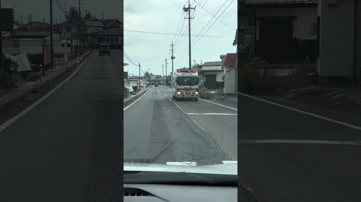 太田西ノ内DC市内を緊急走行🚑