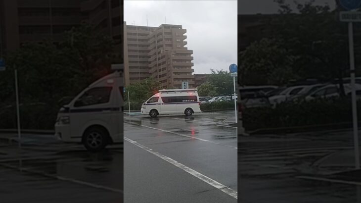 【緊急走行】転院搬送!鹿児島市立病院DMATドクターカー