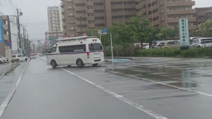 【緊急走行】転院搬送!鹿児島市立病院DMATドクターカー