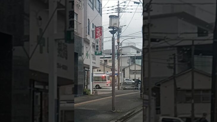 【緊急走行一瞬】転院搬送!鹿児島市立病院NICUドクターカー