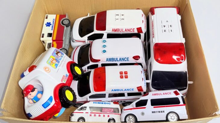 救急車のミニカー緊急走行テスト☆緊急坂道走行！ambulance minicar
