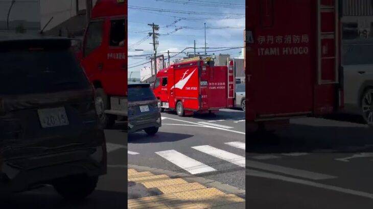 🚨消防車🚨帰還シーン🚨伊丹市消防局🚨 #消防車 #伊丹市消防局 #shorts #shortsfeed #shortvideo