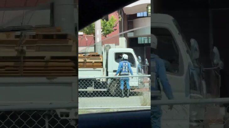 🚨🚨🚨白バイがトラックを捕まえてた😳😳😳 #白バイ #白バイ隊員 #交通違反 #shorts #shortvideo