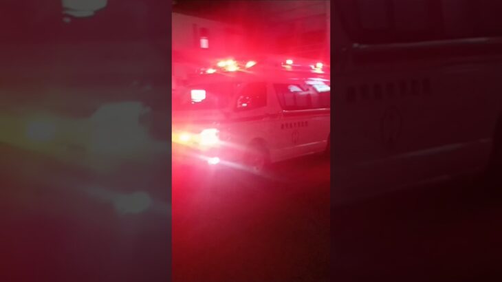 【緊急走行】事故現場より救急搬送!鹿児島市消防局南林寺救急隊