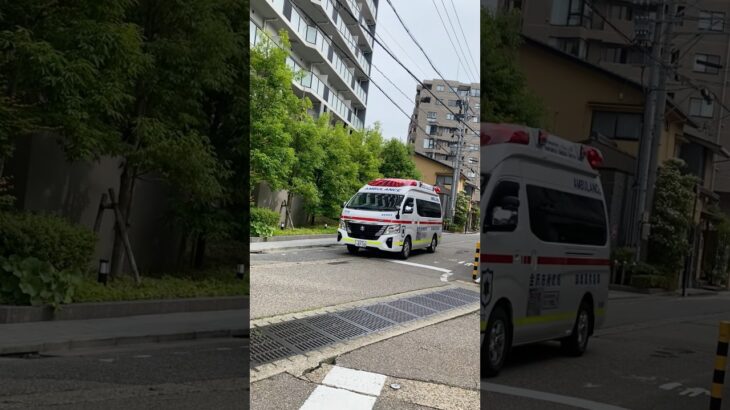 【金沢市消防局】味噌蔵救急、緊急走行