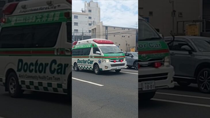【緊急走行】姶良市から鹿児島市へ転院搬送!大井病院ドクターカー