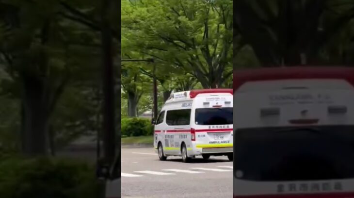 【緊急走行🚨】金沢市消防局 駅西救急隊が傷病者を病院へ緊急搬送‼️