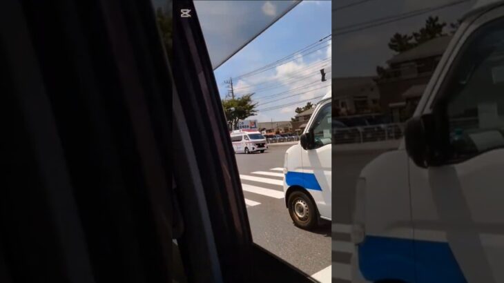 救急車緊急走行　 #おすすめ #ばずれ #おすすめにのりたい #緊急車両 #緊急走行 #救急車 #乗り物