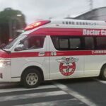 【緊急走行】渋滞を通過!米盛病院救命救急センタードクターカー