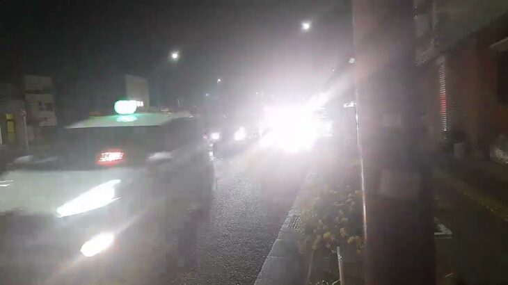 沖縄市胡屋　中北消防本部　救急車緊急走行