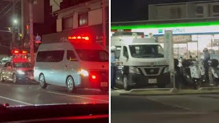 😳😳何があった？？😳😳大量の警察官とパトカー😳😳 #パトカー #救急車 #警察官 #兵庫県警 #警察車両